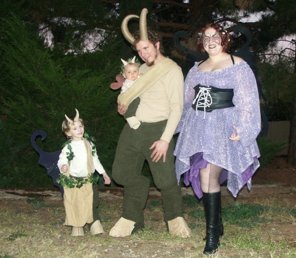 Satyr, Fairy, and mutant satyr/fairies